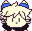 Tiny hiding shinto pixel art in Earthbound Style