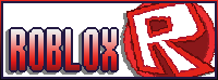 A pixel art button of the roblox that leads to my roblox account.