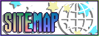 A pixel art button of a map icon that leads to the sitemap